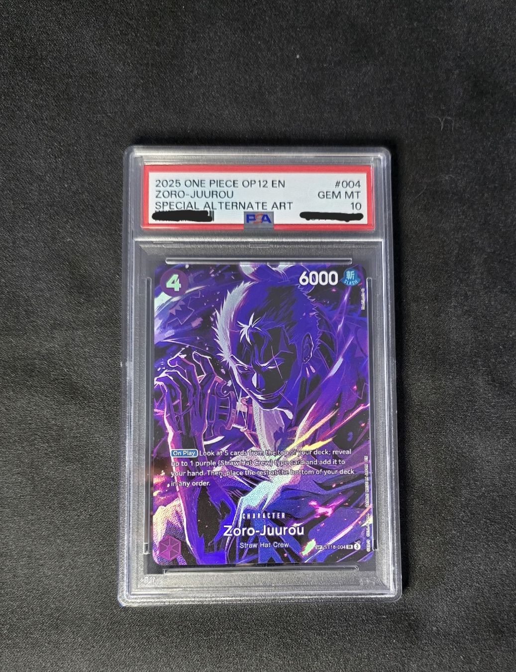 Bandai Cartes à collectionner: One Piece St18-004 PSA 10 – Neuf (Voir description) à recherswil par R_M_R