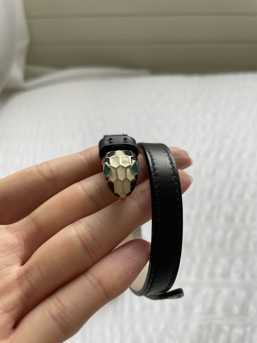 Bulgari Bracciali & Braccialetti: Bracelet en cuir Serpenti – Nuovo e nell'imballaggio originale da Hauterive NE venduto da Liianna___ 2