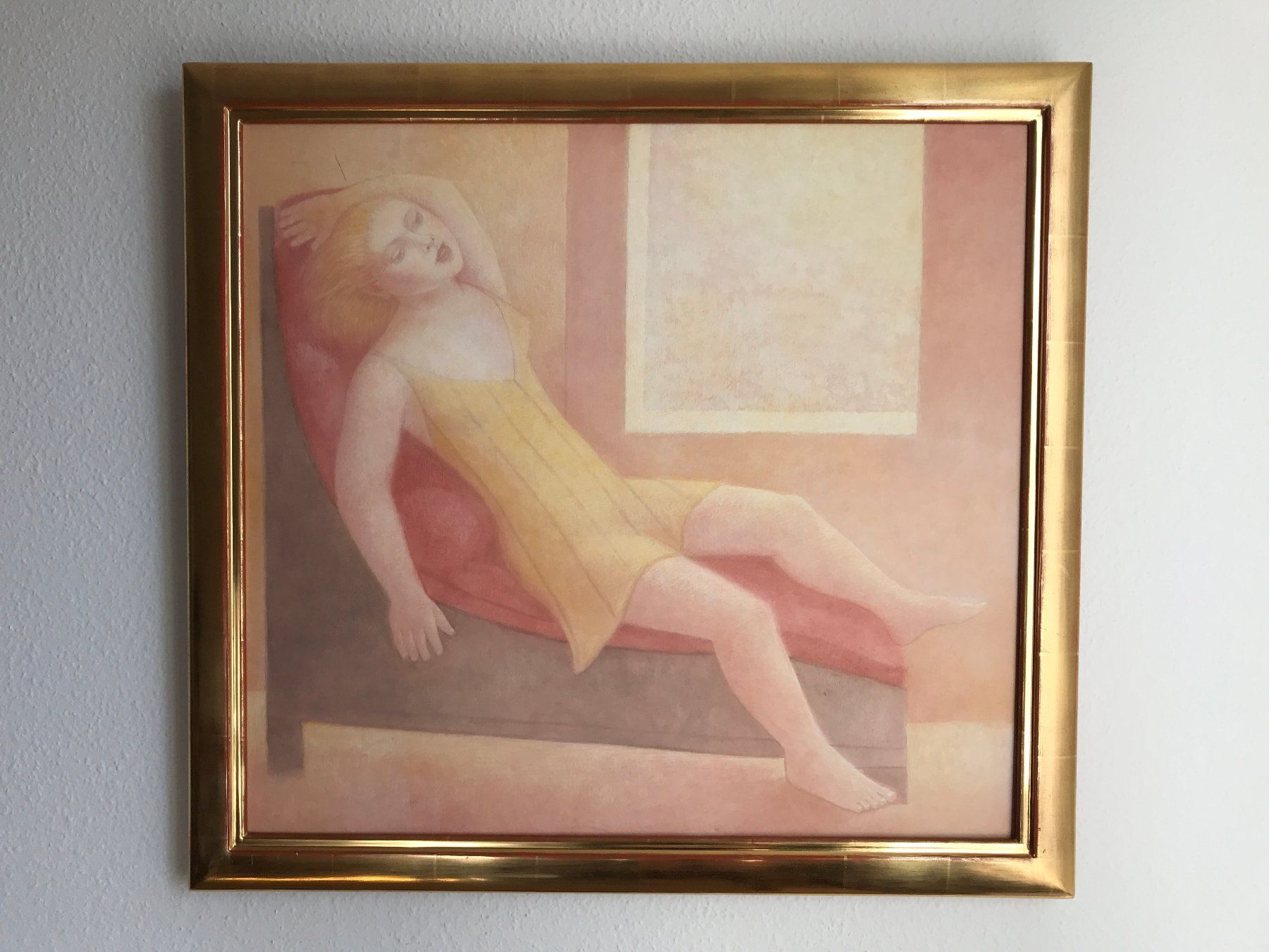 Dipinti: Frau in lasziver Pose im BALTHUS-Stil, Ölbild, Ölgemälde – Usato da Küsnacht ZH venduto da sowohlalsauch 4