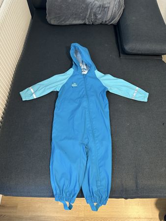 Regenanzug Lupilu blau mit Kapuze Grösse 86/92 gebraucht