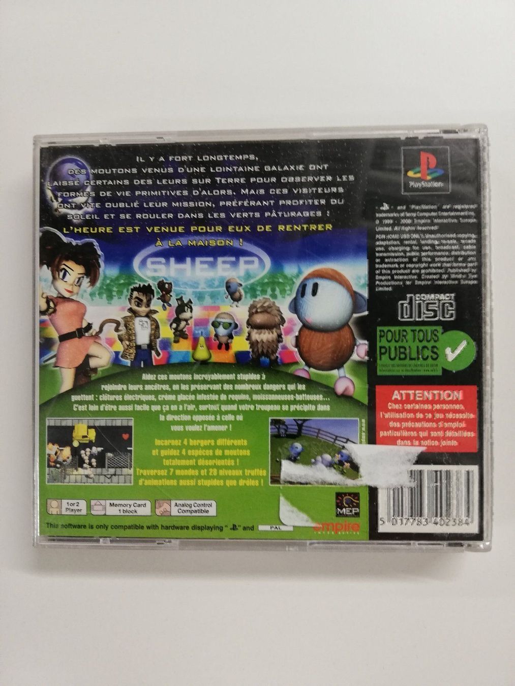 Sony Giochi: Sheep / Sony Playstation 1 / PSX / PS1 – Usato da St. Gallen venduto da zorro_dc 1