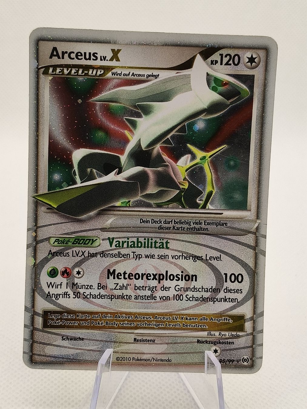 Pokémon Sammelbilder & Trading cards: Pokemon Arceus LV.X 95/99 Platinum Arceus – Neu (gemäss Beschreibung) aus Wallbach von lexxtrack