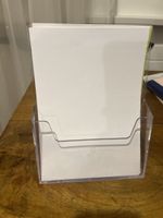 Plexiglas Papier Aufbewahrung A5