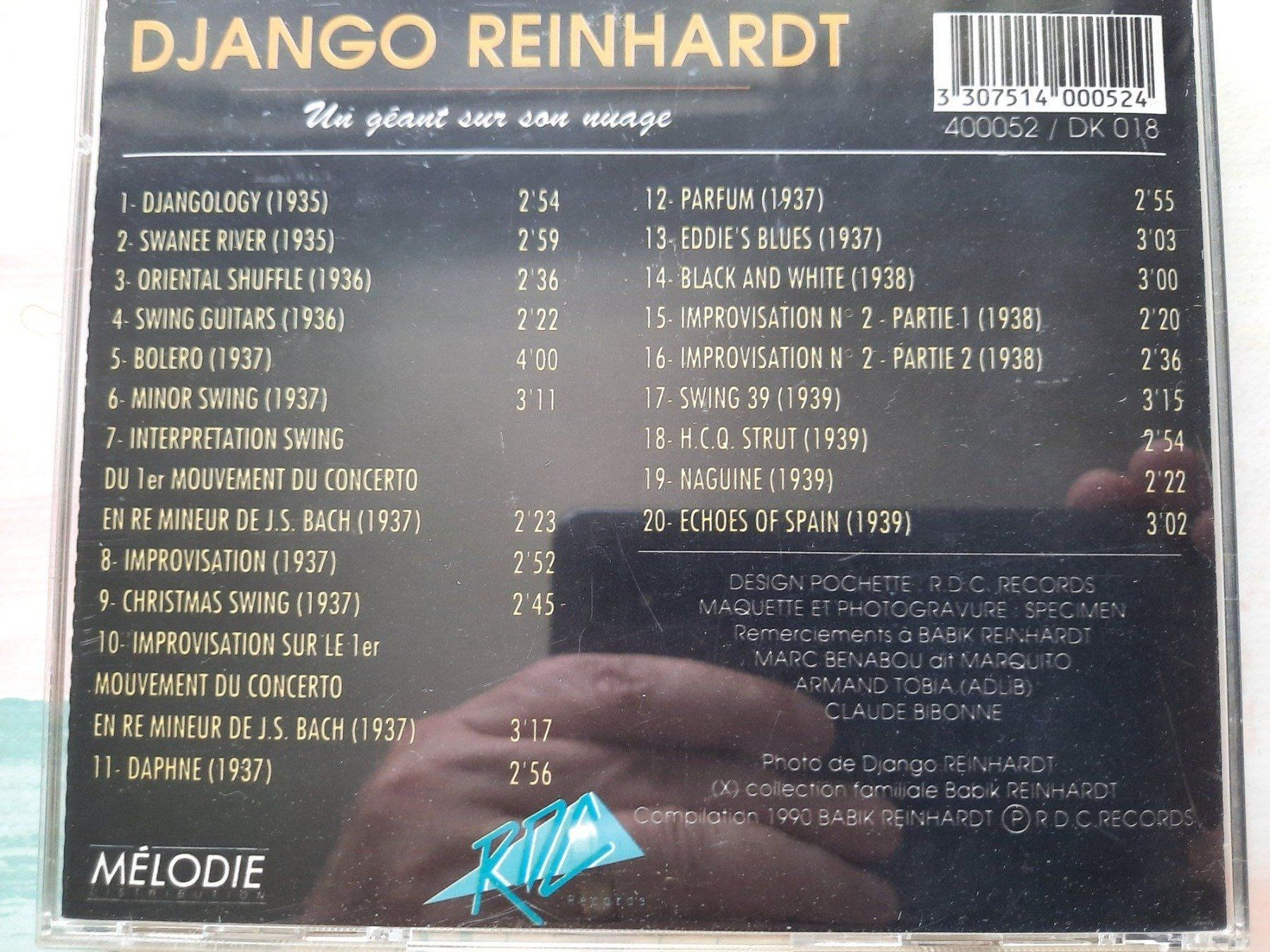 CD: CD Django Reinhardt - Un géant sur son nuage – Usato da Pully venduto da bro_n52j 2