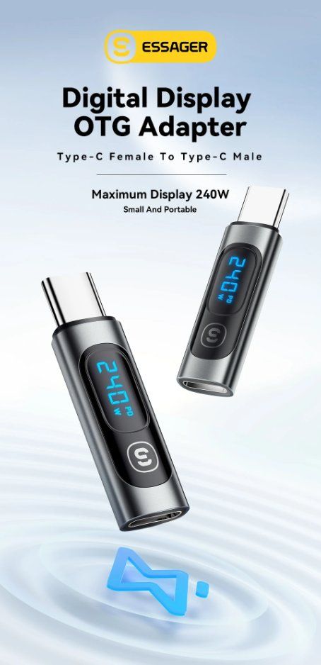 Unità & Adattatore: 240W 100W USB C zu USB C 3.0 OTG Adapter USB Typ-C – Nuovo e nell'imballaggio originale da Romanshorn venduto da pfimex 1