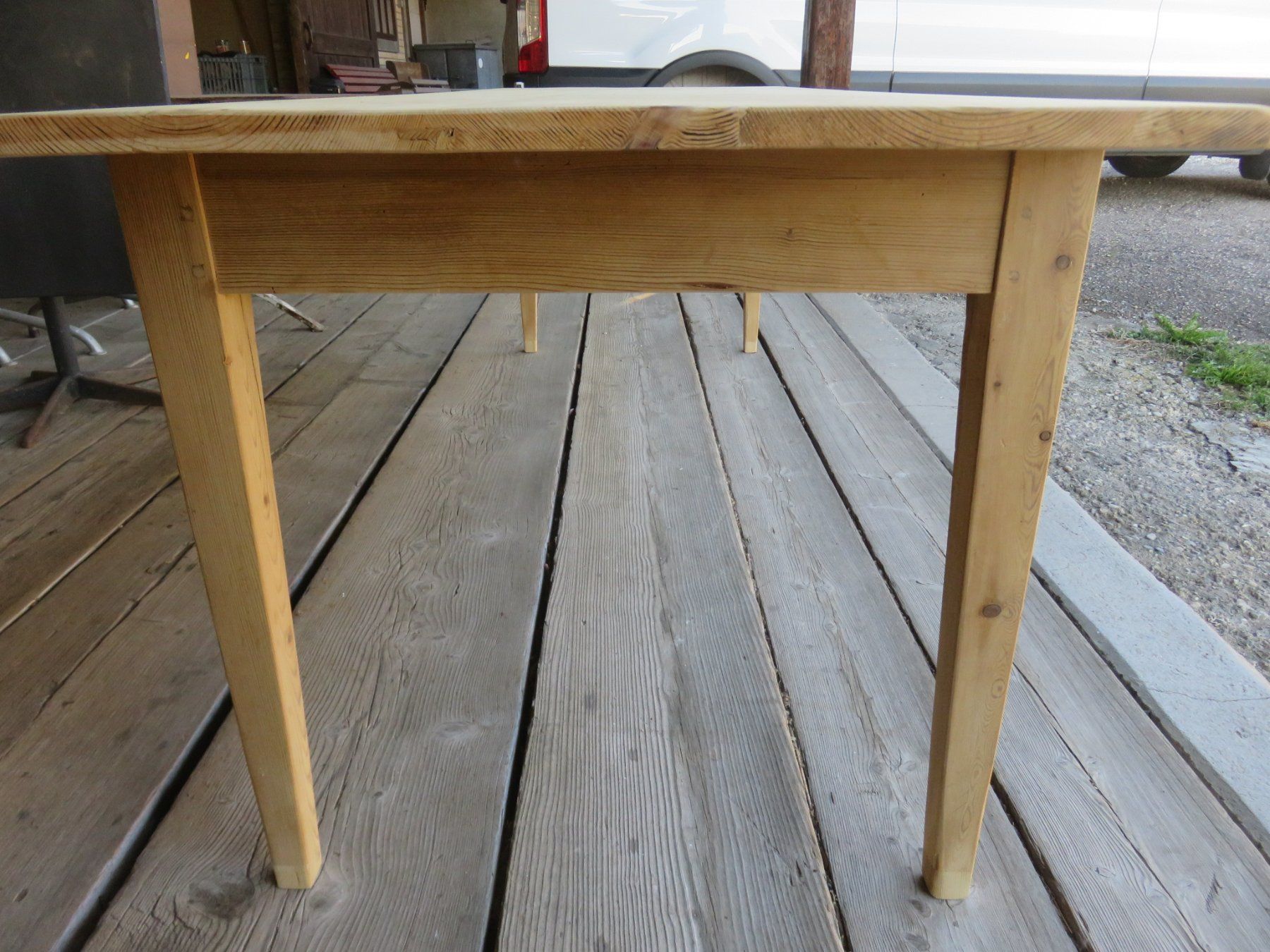 Tavoli: antiker Biedermeier-Tannentisch 240cm – Usato da Ruswil venduto da Mfladibus 5