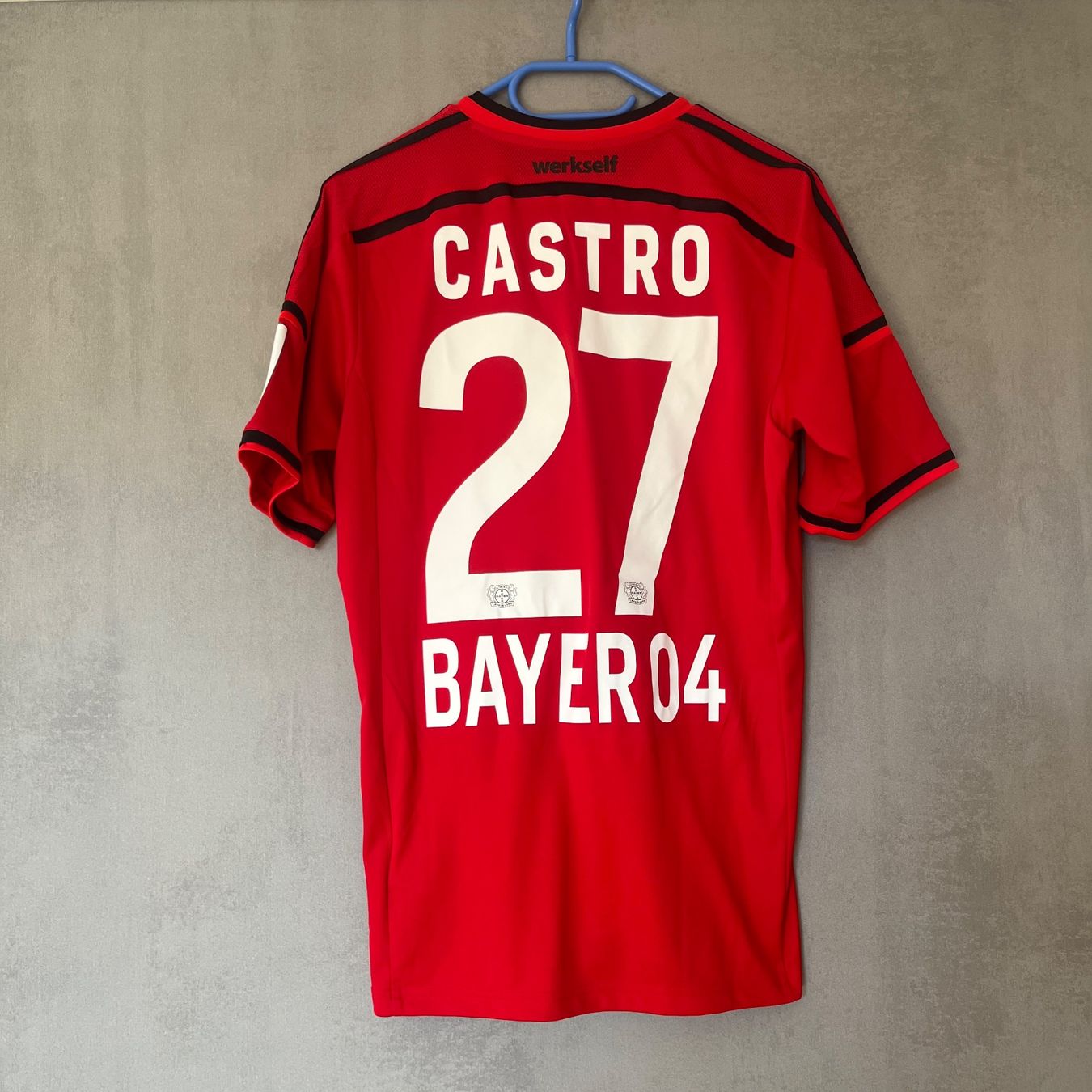 Adidas Canottiere & Pantaloni: Matchworn Bayer Leverkusen Castro – Usato da Winterthur venduto da LaBodega 1