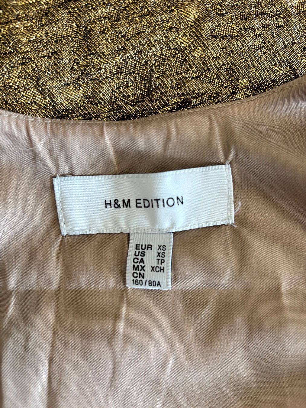 H&M Tops: H&M Edition goldenes Top Gr. XS – Gebraucht aus Zürich von missmodernage 5