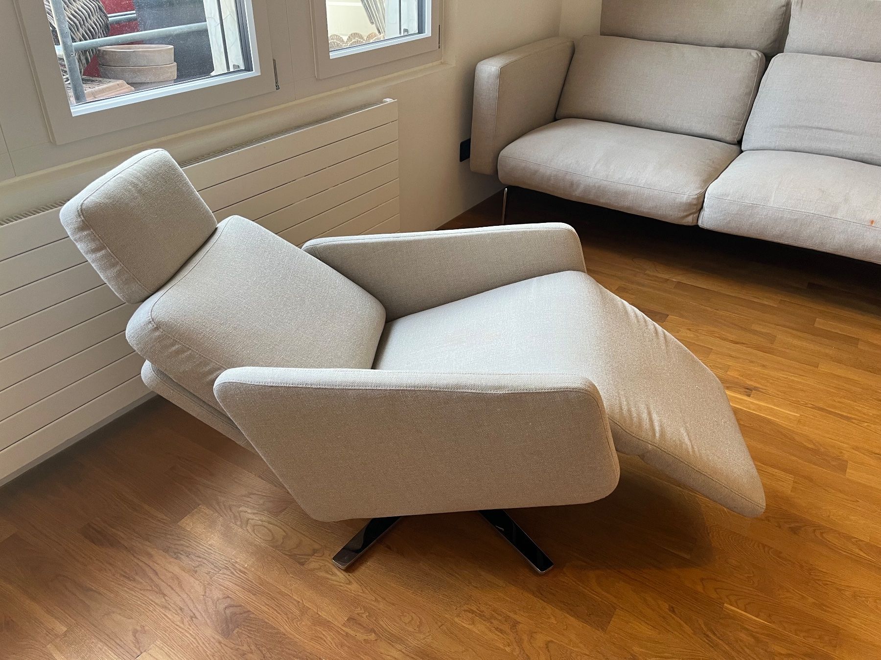 Intertime Fauteuils: Sessel Intertime Nano Stoff hellbeige – D'occasion à Zürich par Riri20 2