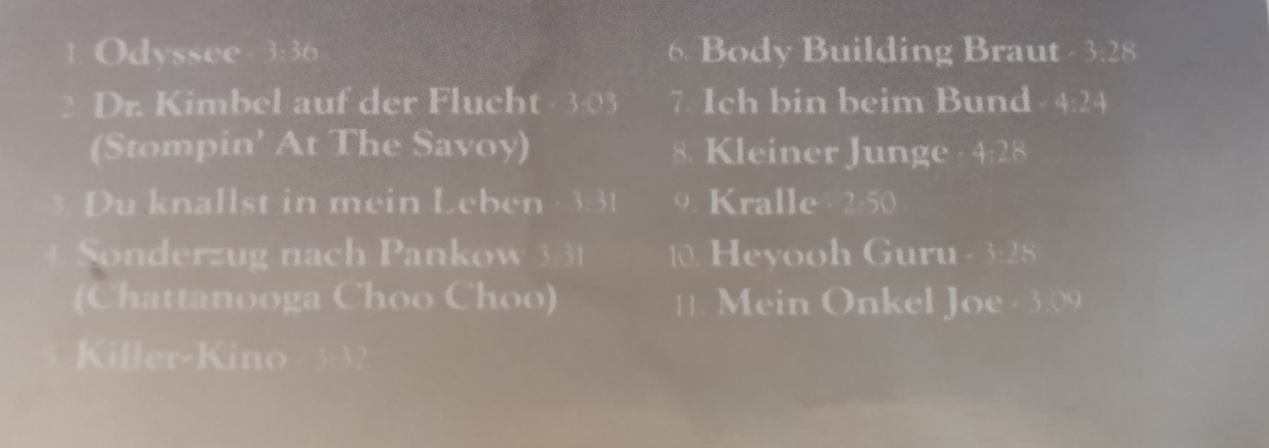 CD: Udo Lindenberg - Odyssee / CD mit Booklet ab Fr. 4.- – Usato da Bellach venduto da JingleJerry 2