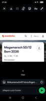 Megamarschticket Bern 50km/12 h 03.10.26 inkl. Shirt