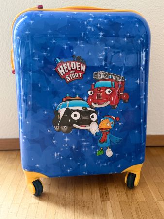 Kinderkoffer fast wie neu (4xRäder)