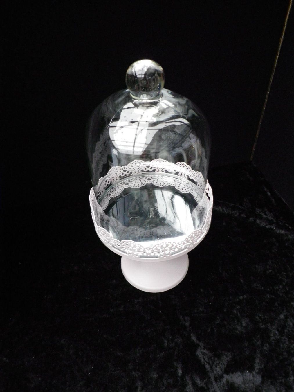 Piatti di portata: Etagere mit Glashaube – Nuovo (secondo la descrizione) da Reinach BL venduto da Annodomini