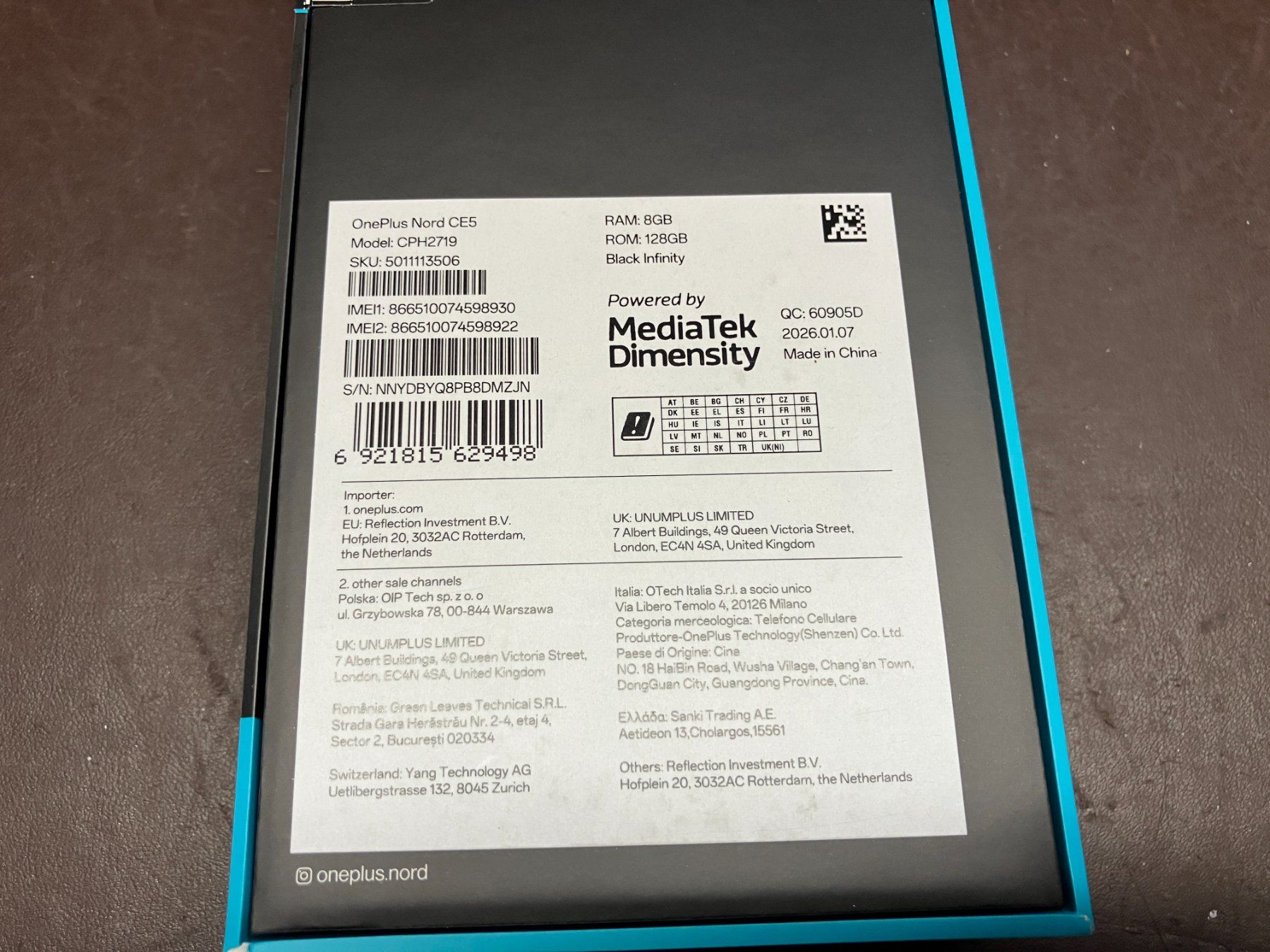 OnePlus Telefoni cellulari / Smartphones: Natel One Plus Nord – Nuovo e nell'imballaggio originale da Jegenstorf venduto da Mm2448 3