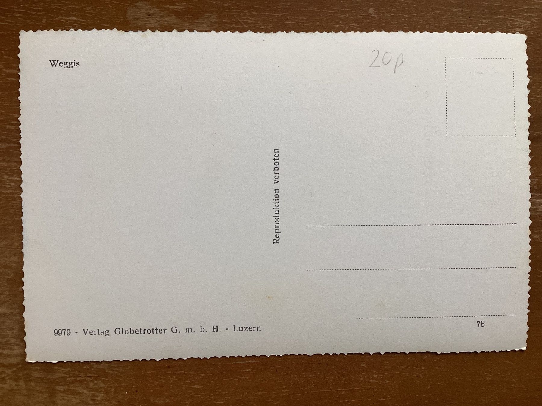 Cartoline postali: AK Weggis – Usato da Zürich venduto da tol_b7c7 1
