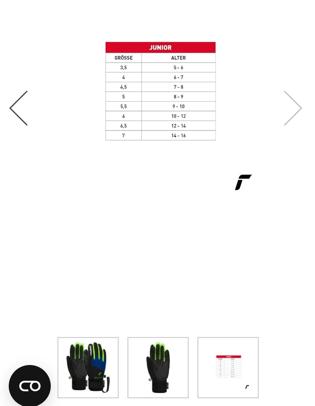 Reusch Guanti: Reusch Junior Softshell Handschuhe Grösse 3.5 – Usato da Worb venduto da Quiet21 4