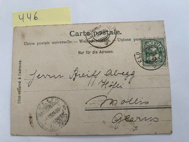 Cartes postales: alte Ansichtskarte Klosters, 1904 – D'occasion à Niederwil AG par dahu75 1