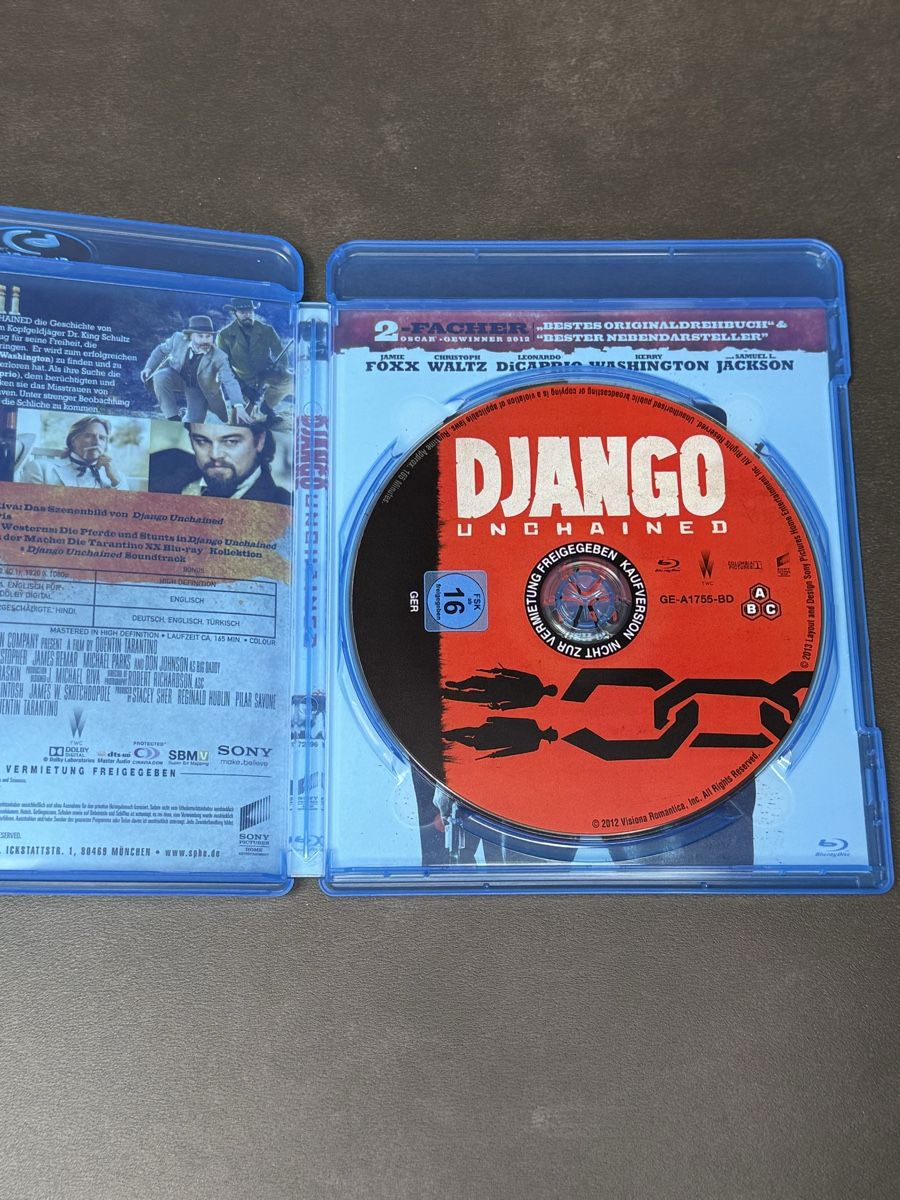 Alle DVDs: Django Unchained Blu-ray – Tarantino Klassiker – Gebraucht aus Wallbach von ale_db7t 2