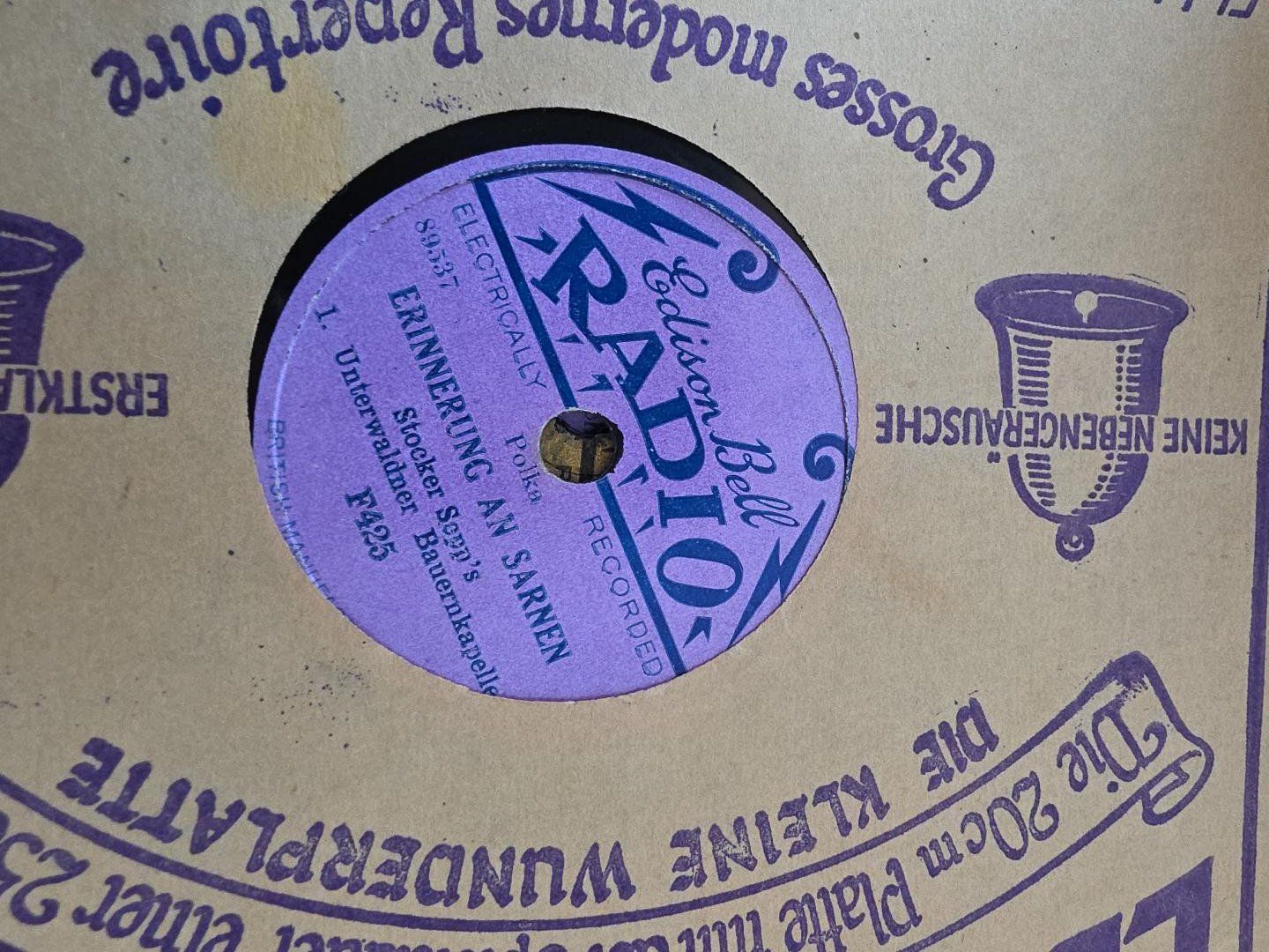 Schallplatten: 9 Schellackplatten – Stocker Sepp – Gebraucht aus Nassen von murancha 2