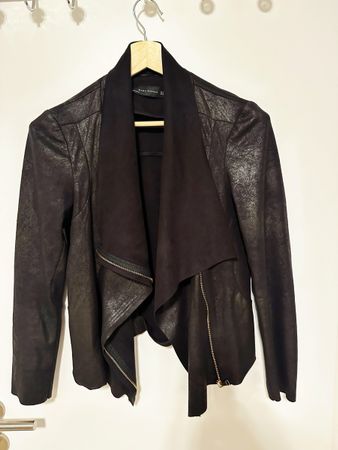 Zara Woman Jacke schwarz Grösse L