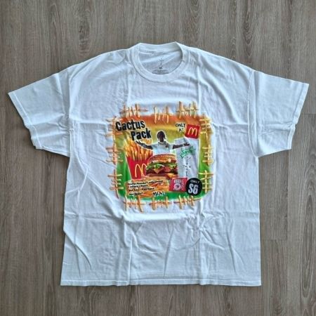 TRAVIS SCOTT x McDonalds Shirt XL 2020 Cactus Jack Hip-Hop