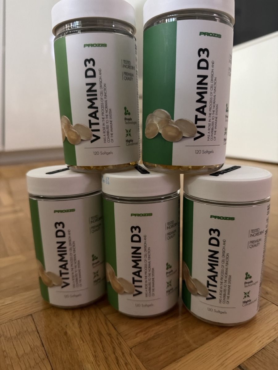 Cibi & Specialità: Prozis Vitamine D3 5x 120 Softgels Neuf – Nuovo e nell'imballaggio originale da Genève venduto da Soso68