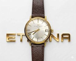 ETERNA 1000 Vintage Herren Armbanduhr "Goldcape"
