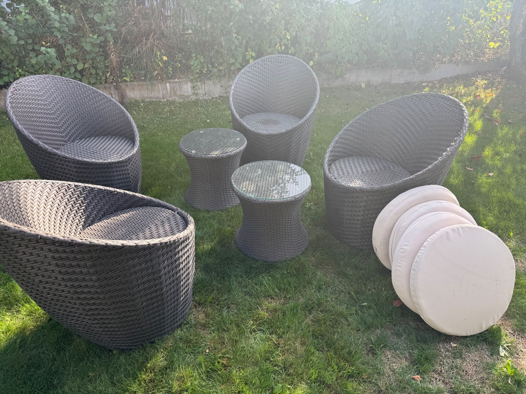 Poltrone: Gartenlounge 6-Teilig Rattan – Usato da Schafisheim venduto da Neophyte_1337 4