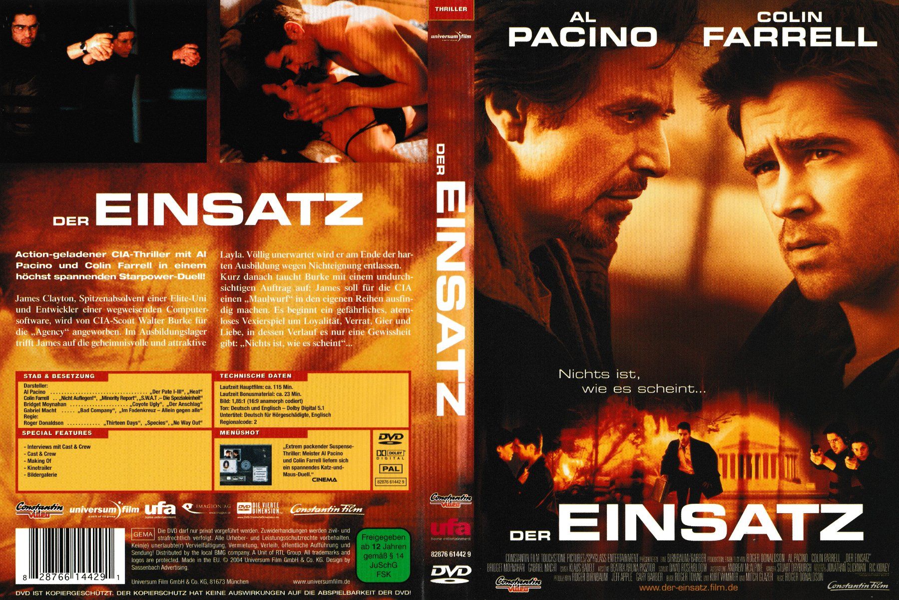 Tutti i DVDs: DVD - Der Einsatz – Usato da Langnau am Albis venduto da MediaRescuerKeLoX