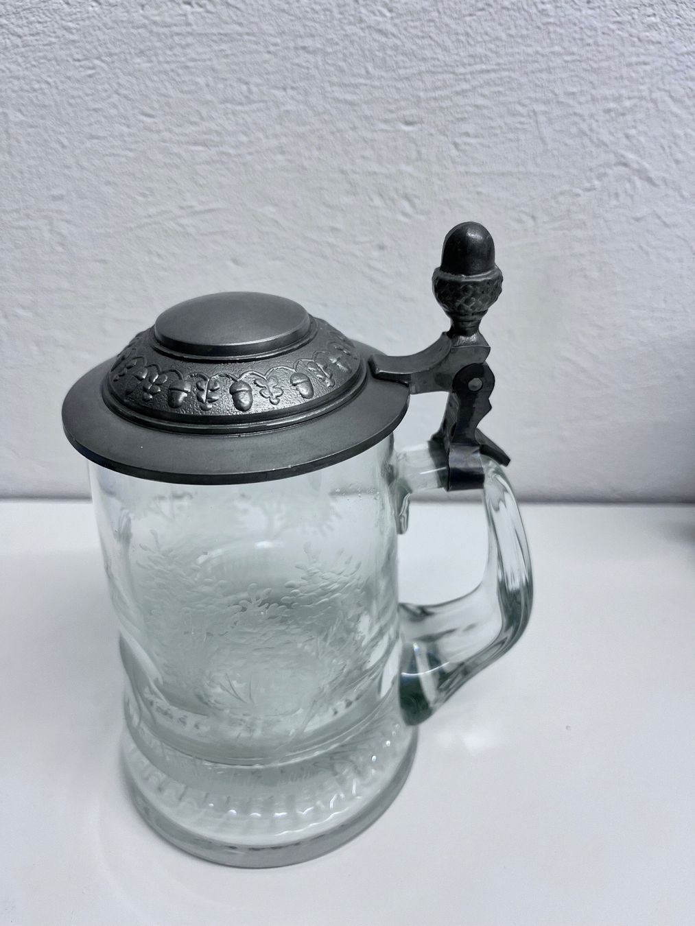Gläser: Alte Bierkrug mit Zinndeckel – Gebraucht aus Möhlin von mil_h55x 5