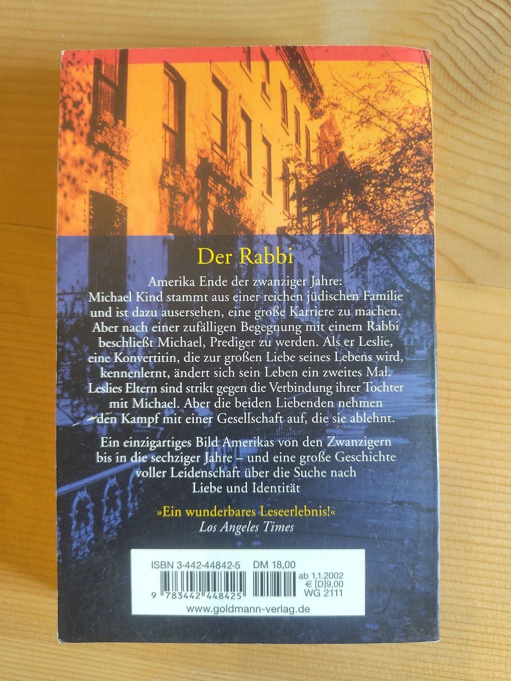 Libri: Noah Gordon – Der Rabbi – Usato da Igis venduto da ThalesDerErste 2