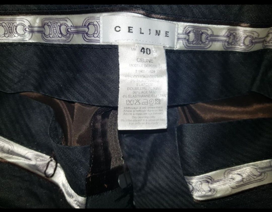 Celine Pantaloni: CELINE PARIS SAMTHOSE, Gr. 40 – Usato da Zürich venduto da mer_6tqg 9