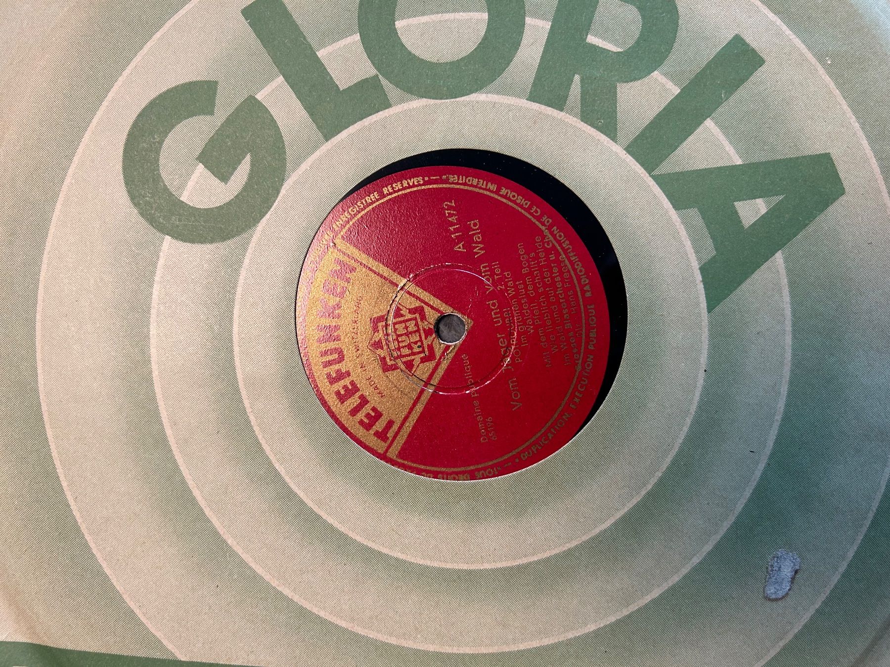 Dischi in vinile: Telefunken Grammophone - Schallplatte – Usato da Opfikon venduto da Unicki
