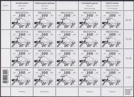2017, Nr.1652+1653 (Velo) Kleinbogen postfrisch **.