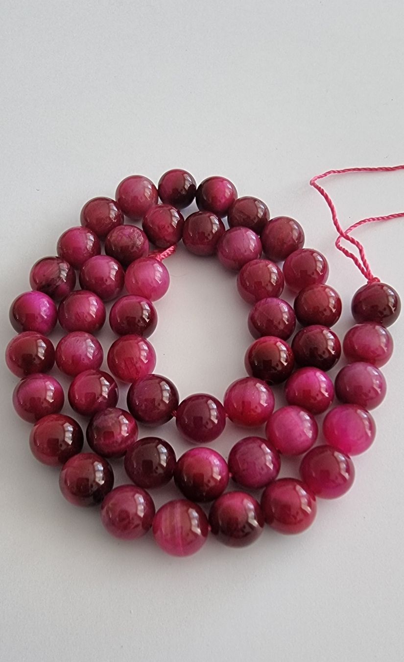 Minerali & Pietre curative: Tigerauge rosa 8mm. Strang – Nuovo e nell'imballaggio originale da Menziken venduto da Mirager 2
