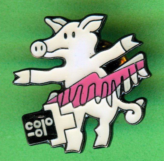 Placchette & Badge: Coop  Schweinchen – Usato da Winterthur venduto da Sammleroase