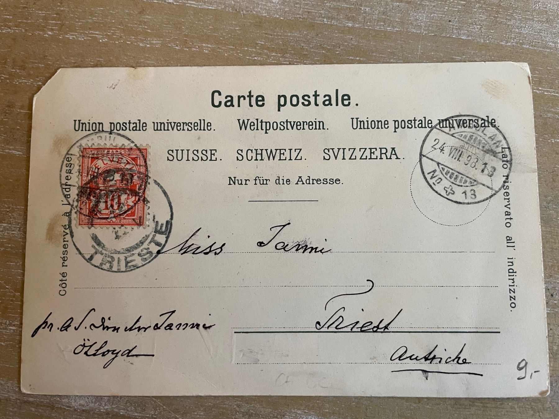 Cartoline postali: Postkarte Bern – Usato da Bern venduto da Dafi7 1