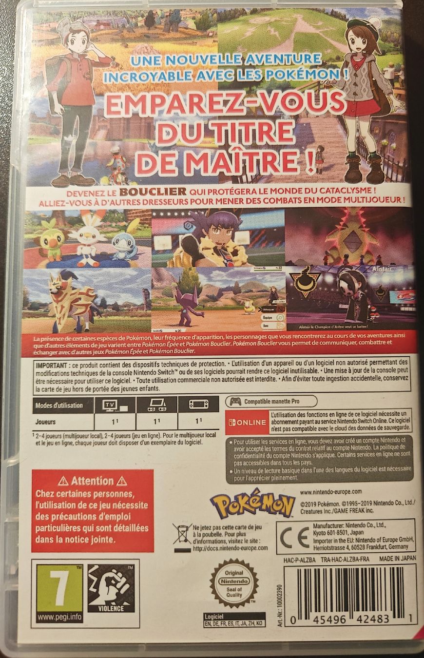 Pokémon Spiele: Pokémon Bouclier Nintendo Switch - État Impeccable! – Neu (gemäss Beschreibung) aus Carouge GE von Andelie 1