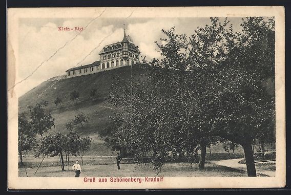 Cartoline postali: Kradolf-Schönenberg, Blick auf Klein-Ri – Usato da Berlin venduto da bartko-reher