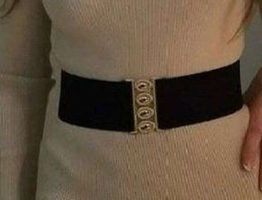 Magnifique ceinture large élastique, taille M/L, NEUF