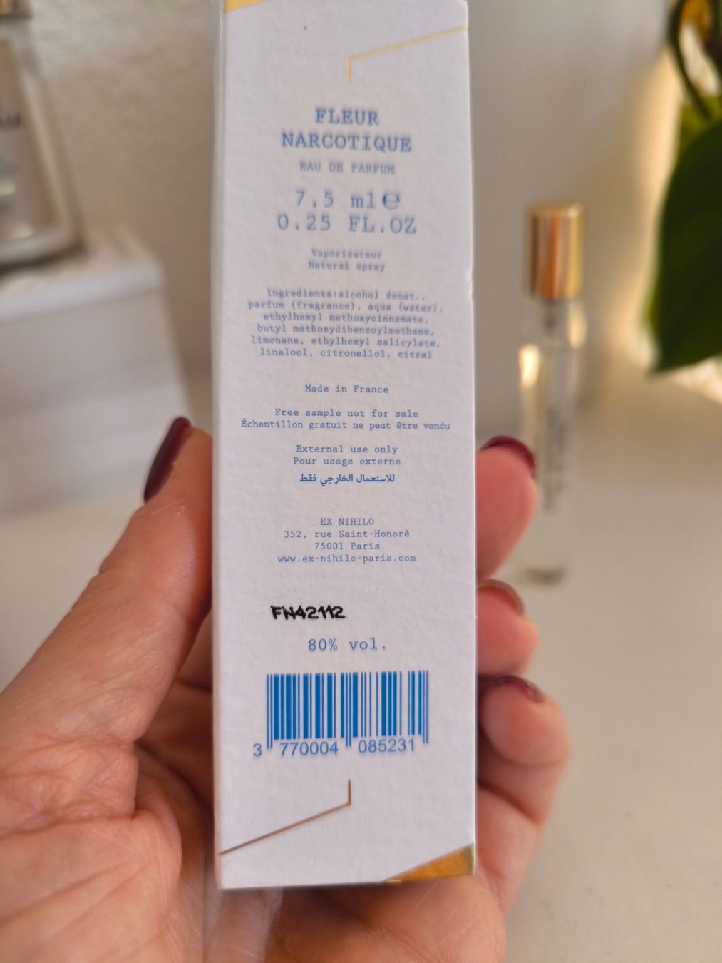 Ex Nihilo Parfum & Eau de Toilette: Ex Nihilo Fleur Narcotique 7.5 ml edp – Gebraucht aus Rickenbach-Sulz von Krisztike 1