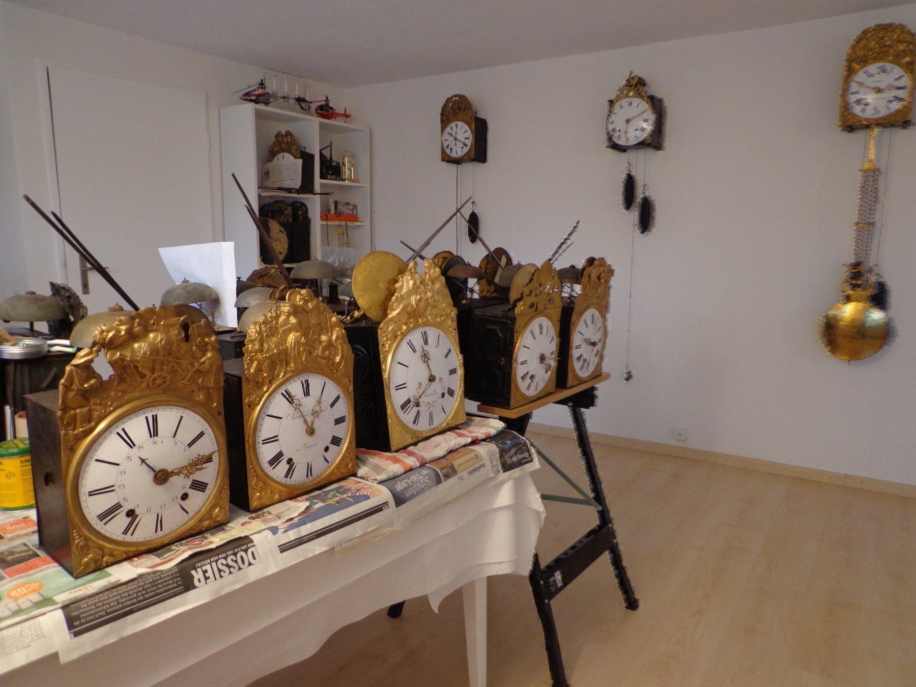 Orologi da terra & Orologi da parete: Comtoise Morez Burgunder Uhr wohnfertig – Usato da Würenlingen venduto da reneda777 9