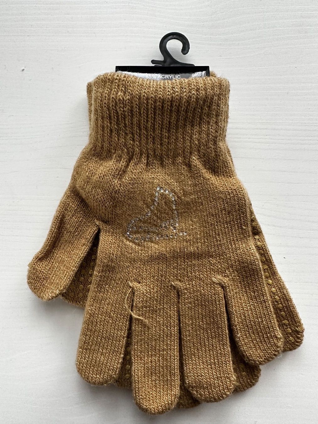 Gants: Eislauf Handschuhe mit Strassapplikation – Neuf (Voir description) à Wagenhausen par vintagesecondhand 1