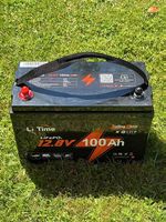 Li Time 12,8V 100Ah LiFePO4 Akku - 1280Wh - Boots Batterie