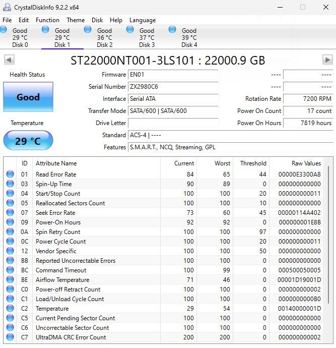 Seagate Dischi rigidi: HDD Seagate IRONWOLF PRO 22TB – Usato da Echandens venduto da bil_d95j 2