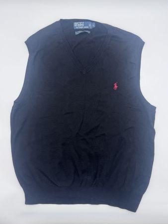 Schwarzer Polo Ralph Lauren Pullunder, Grösse L, Top Zustand