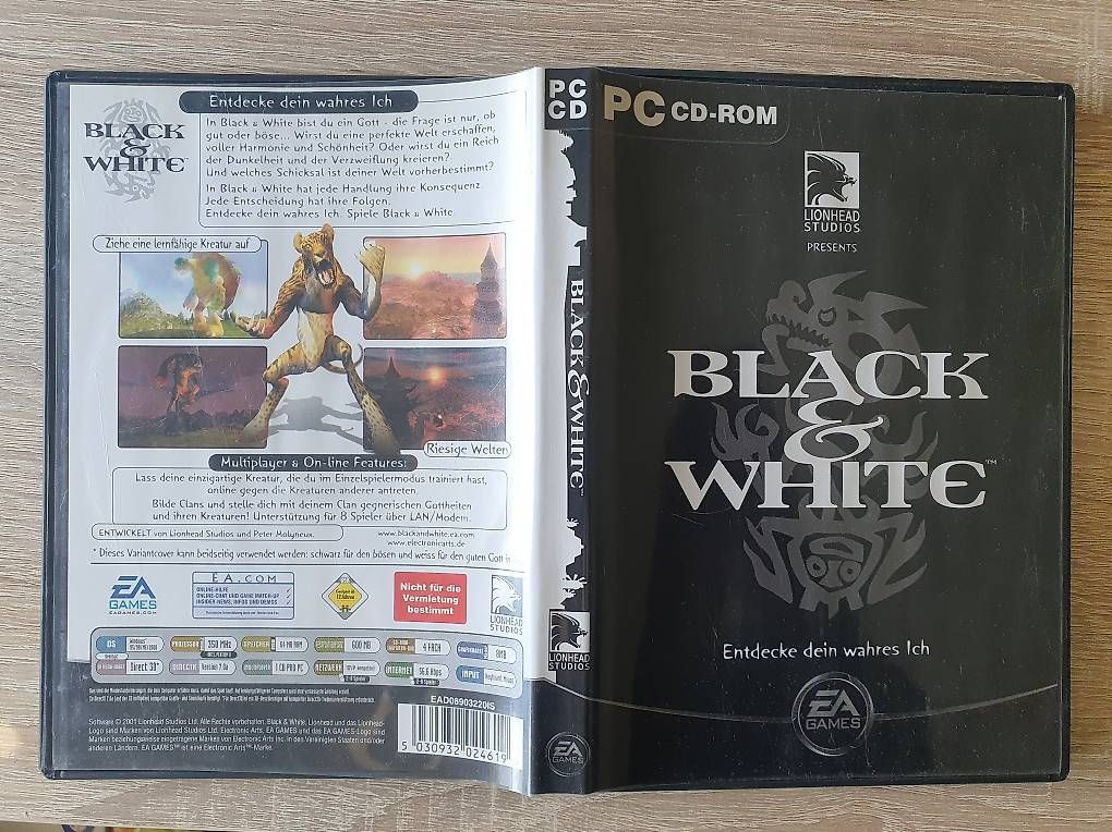 Giochi: Black & White PC Game – Usato da Alpnach Dorf venduto da simtok77