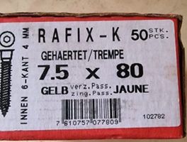 Schrauben Rafix-K 7.5x80mm Toproc