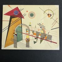 Carton vernissage KANDINSKY, Galerie Maeght Paris 1960