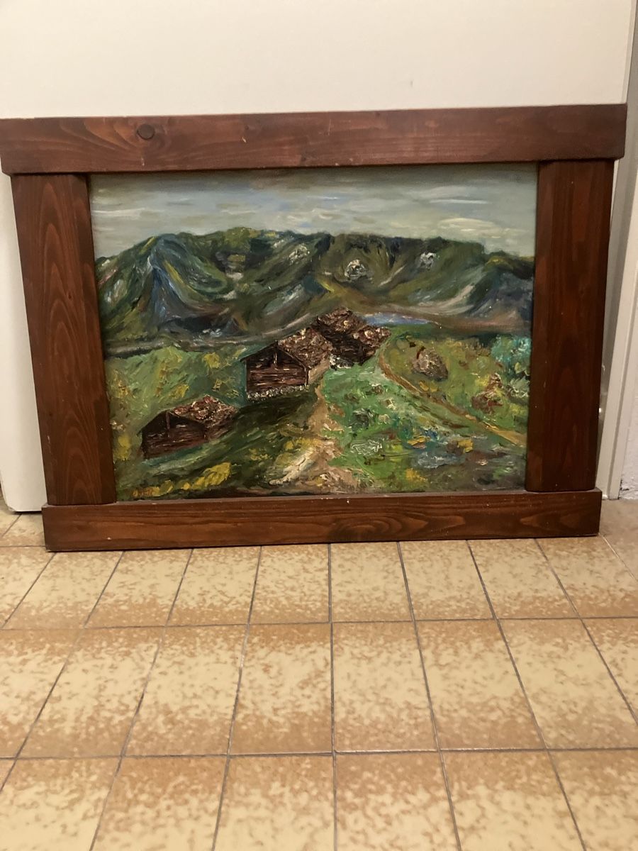 Dipinti: Paysage de Monntagnes, Signe Zuber – Usato da La Tour-de-Peilz venduto da mon_pd6m